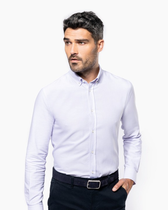 Chemise personnalisable KARIBAN Chemise Oxford manches longues homme