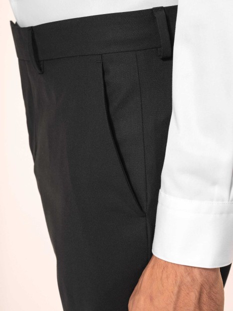Pantalons à personnaliser KARIBAN Pantalon de costume homme 