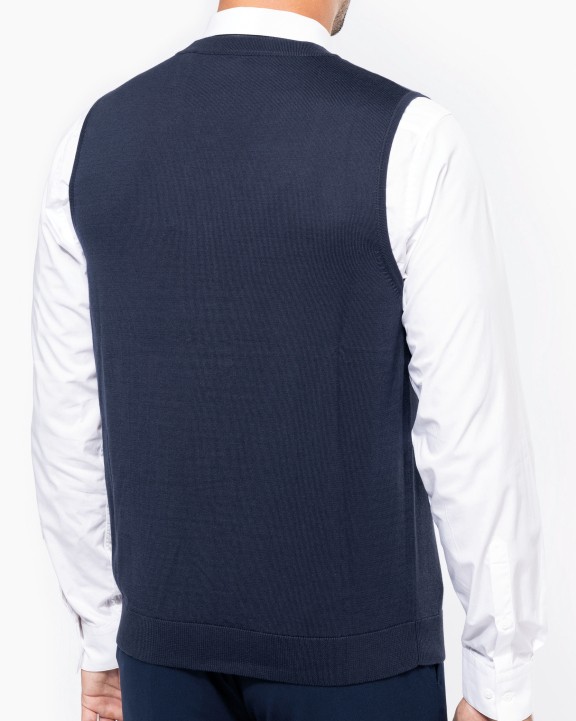 KARIBAN Supima® Weste für Herren Pullover personalisierbar