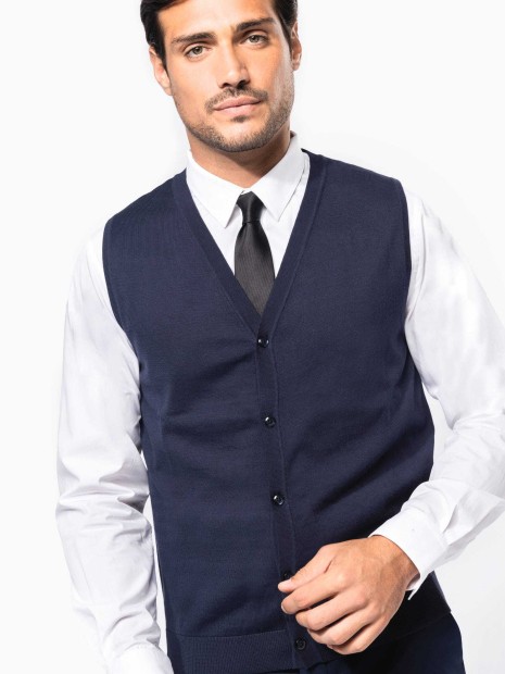 Pulls à personnaliser KARIBAN Gilet Supima® homme 