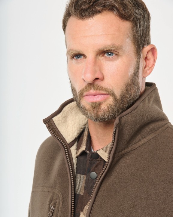 Veste personnalisable WK. DESIGNED TO WORK Bodywarmer polaire avec intérieur sherpa unisexe