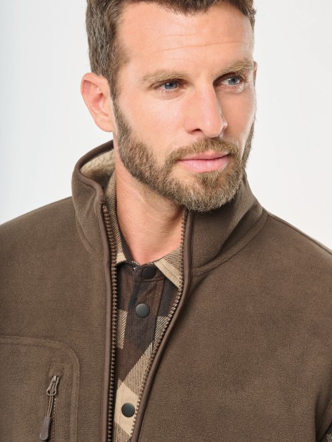 Vestes à personnaliser WK. DESIGNED TO WORK Bodywarmer polaire avec intérieur sherpa unisexe 