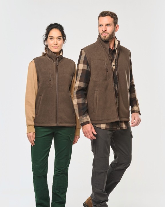 Veste personnalisable WK. DESIGNED TO WORK Bodywarmer polaire avec intérieur sherpa unisexe