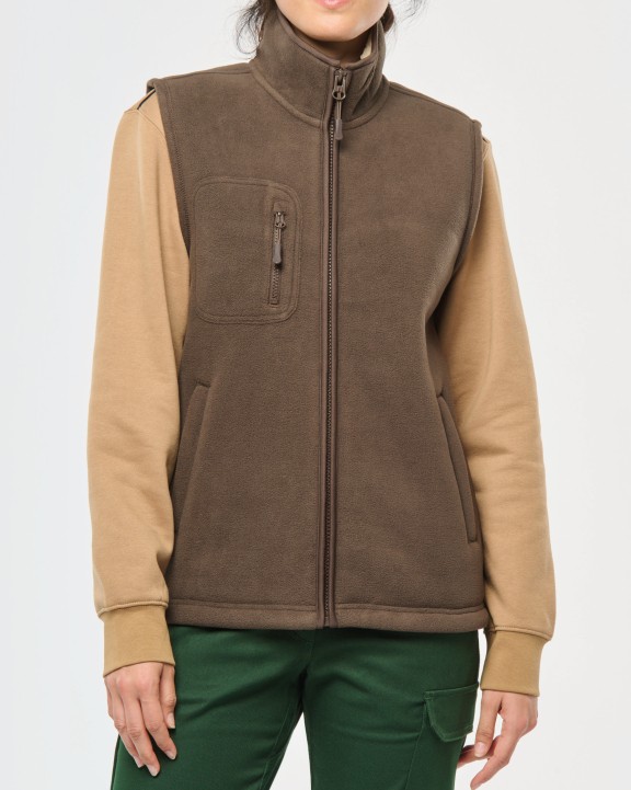 Veste personnalisable WK. DESIGNED TO WORK Bodywarmer polaire avec intérieur sherpa unisexe