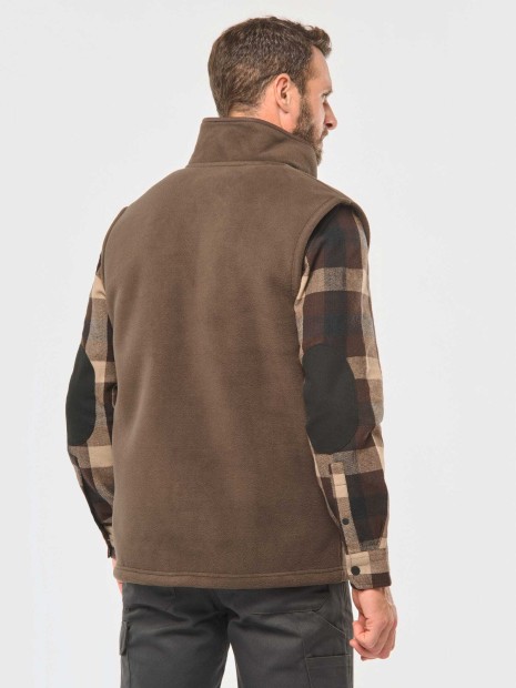 Vestes à personnaliser WK. DESIGNED TO WORK Bodywarmer polaire avec intérieur sherpa unisexe 