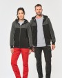 WK. DESIGNED TO WORK Umweltfreundliche, zweifarbige Molton-Kapuzenjacke mit Reißverschluss, Unisex Jacke personalisierbar