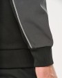 WK. DESIGNED TO WORK Umweltfreundliche, zweifarbige Molton-Kapuzenjacke mit Reißverschluss, Unisex Jacke personalisierbar