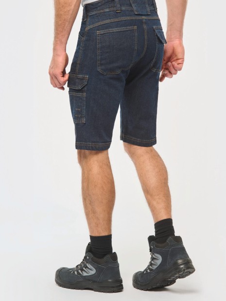 Bermudas & Shorts à personnaliser WK. DESIGNED TO WORK Bermuda denim multipoches homme 