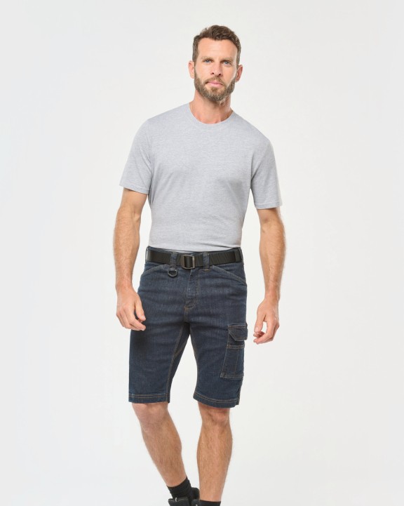 Bermuda & short personnalisable WK. DESIGNED TO WORK Bermuda denim multipoches homme