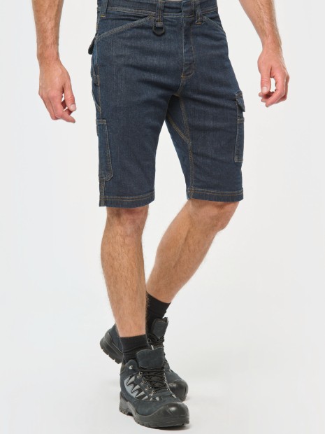 Bermudas & Shorts à personnaliser WK. DESIGNED TO WORK Bermuda denim multipoches homme 