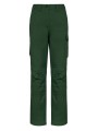 WK. DESIGNED TO WORK Pantalon de travail multipoches femme forest green personnalisable