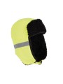 WK. DESIGNED TO WORK Casquette rembourrée avec rabats pour les oreilles fluorescent yellow personnalisable