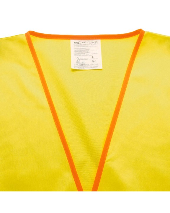 Gilet de sécurité personnalisable YOKO Gilet haute visibilité bicolore