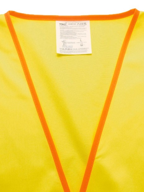 Gilets de sécurité à personnaliser YOKO Gilet haute visibilité bicolore 