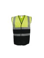 YOKO Gilet haute visibilité bicolore HI VIS YELLOW/ BLACK personnalisable