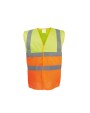 Gilet de sécurité personnalisable YOKO Gilet haute visibilité bicolore