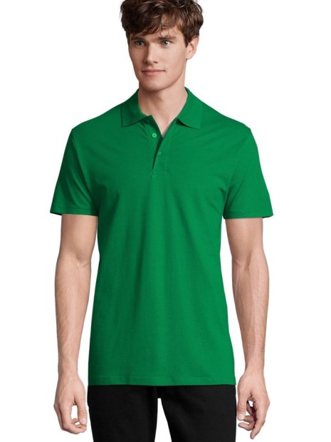 Polos à personnaliser SOL'S Spring Ii vert prairie