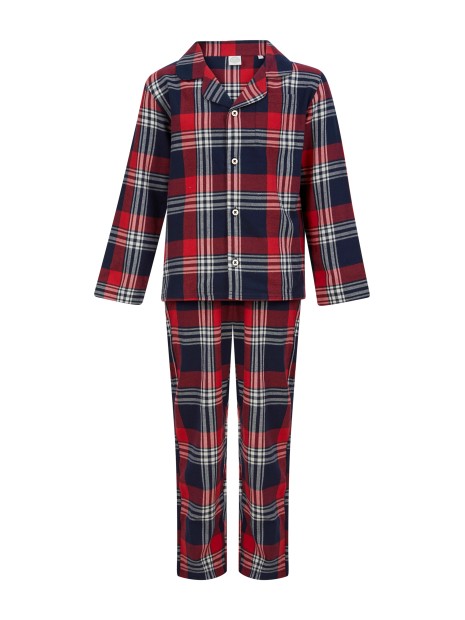 SKINNIFIT Kids´ Tartan Lounge Set  personnalisable