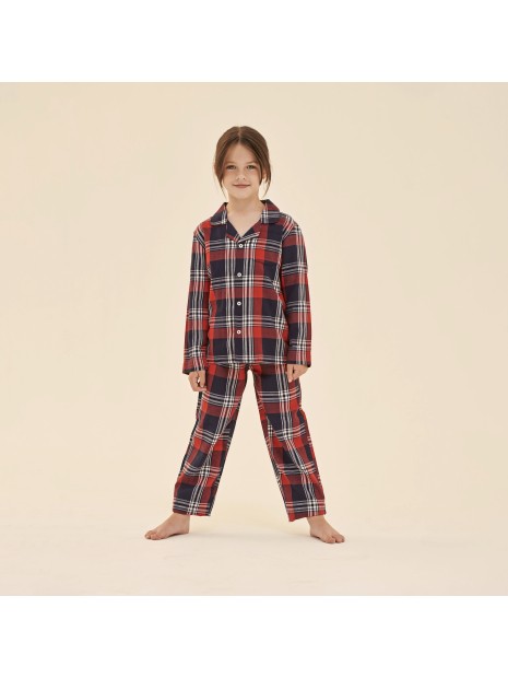 SKINNIFIT Kids´ Tartan Lounge Set  personnalisable