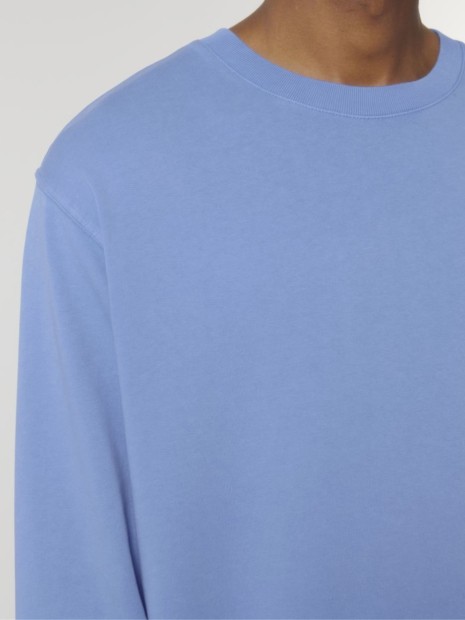 Sweat-shirts à personnaliser STANLEY/STELLA Matcher Vintage G. Dyed Swimmer Blue