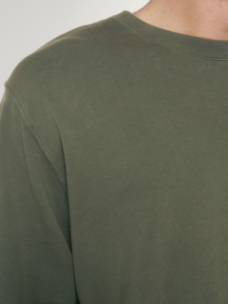 Sweat-shirts à personnaliser STANLEY/STELLA Matcher Vintage G. Dyed Khaki