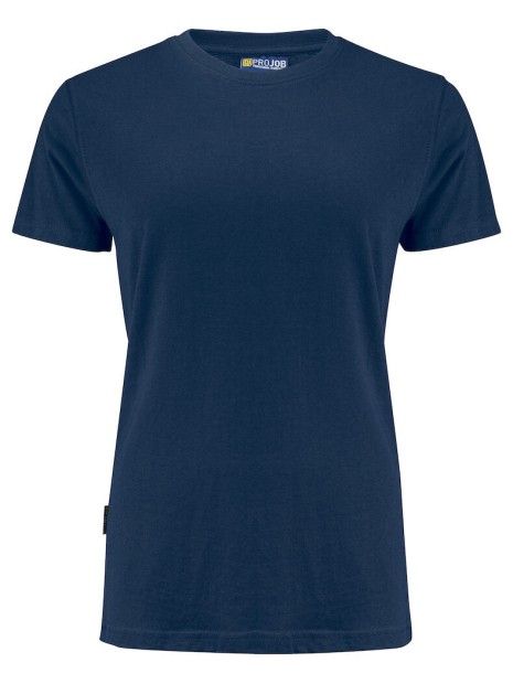 PROJOB 2032 T-SHIRT COTON FEMME bleu marine personnalisable