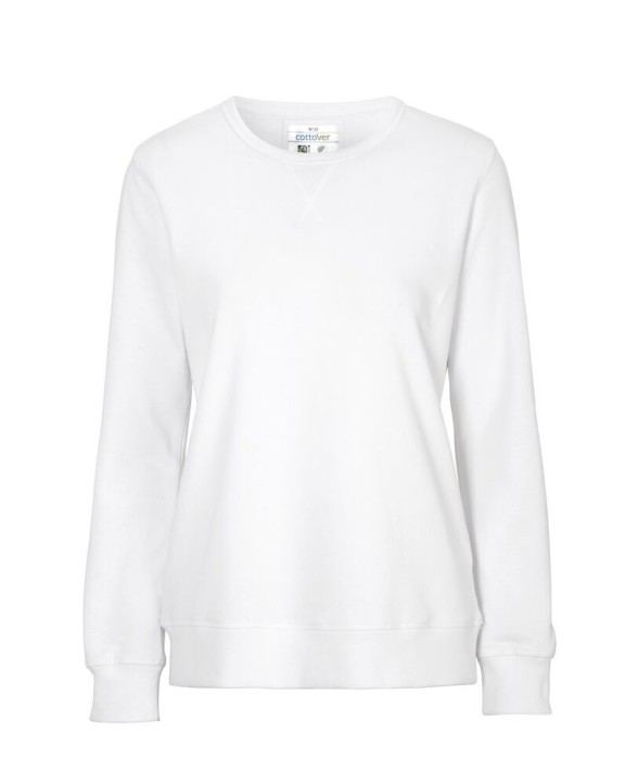 Sweat-shirt personnalisable COTTOVER SWEATSHIRT COL ROND FEMME - CERTIFIÉ GOTS