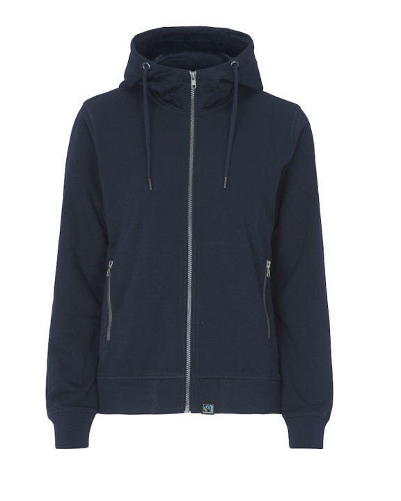 COTTOVER F. Terry FZ Hood Lady Sweatshirt personalisierbar