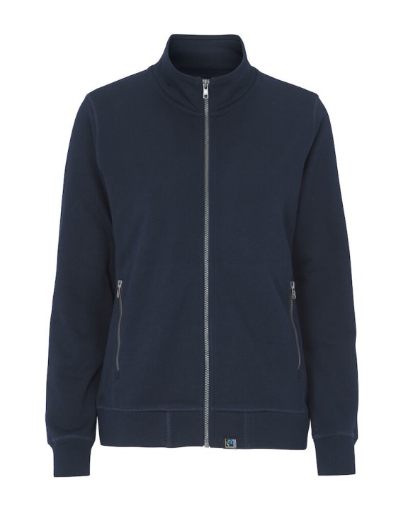 COTTOVER F. Terry FZ Collar Lady Sweatshirt personalisierbar