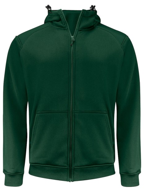 PROJOB 2133 SWEATSHIRT POLYESTER PRIO A/ CAPUCHE vert personnalisable