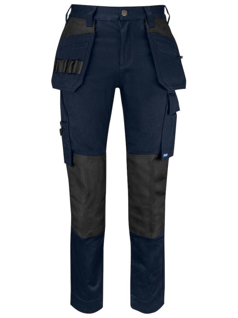 PROJOB 5563 PANTALON COTON FEMME bleu marine personnalisable