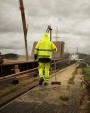 Broek PROJOB 6571 SIGNALISATIESTRETCHBROEK MET KNIEZAKKEN EN SPIJKERZAKKEN EN ISO 20471 KLASSE 2 voor bedrukking &amp; borduring