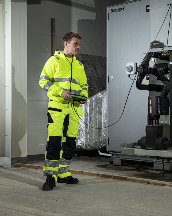 Pantalon personnalisable PROJOB 6570 PANTALON POLYCOTON STRETCH PRIO EN ISO 20471 CLASSE 2