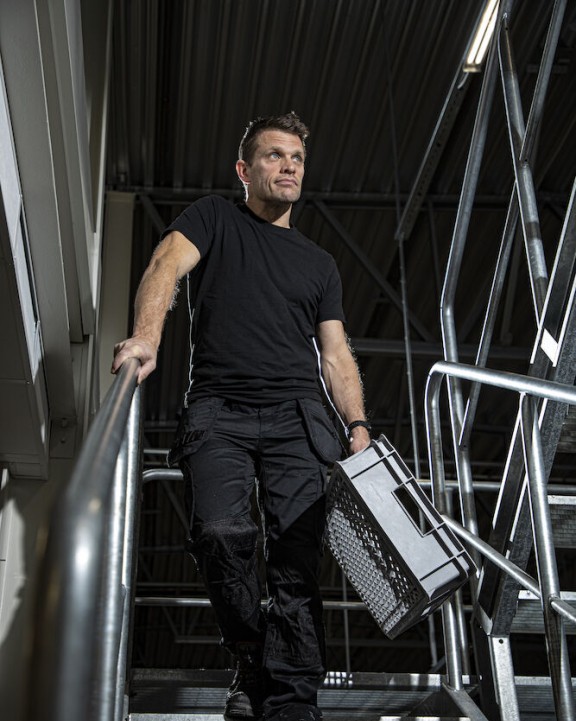 Broek PROJOB 5570 STRETCHBROEK MET KNIEZAKKEN EN SPIJKERZAKKEN voor bedrukking &amp; borduring