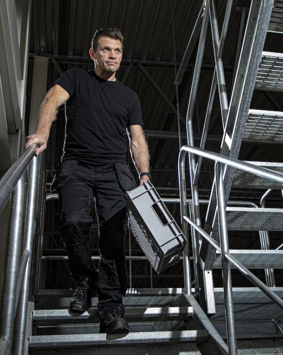Broek PROJOB 5570 STRETCHBROEK MET KNIEZAKKEN EN SPIJKERZAKKEN voor bedrukking &amp; borduring