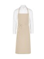SG CLOTHING PARIS - Recycled Bib Apron NATURAL personnalisable