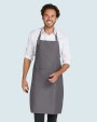 SG CLOTHING LISBON - Organic Heavyweight Bib Apron with Pocket Schürze personalisierbar