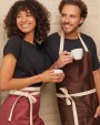SG CLOTHING SANTORINI - Contrasted Bistro Apron with Pocket Schürze personalisierbar
