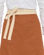 SG CLOTHING SANTORINI - Contrasted Bistro Apron with Pocket Schürze personalisierbar