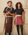SG CLOTHING SANTORINI - Contrasted Bistro Apron with Pocket Schürze personalisierbar