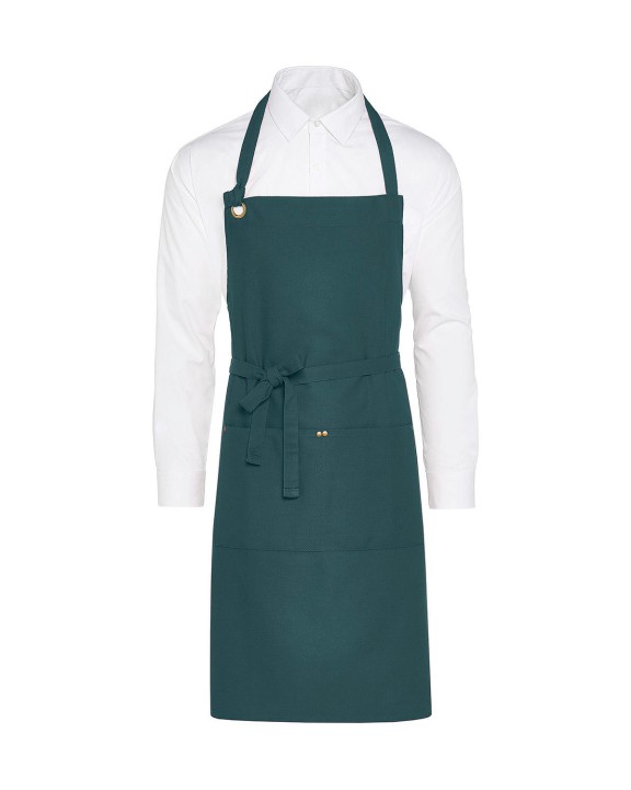 SG CLOTHING PROVENCE - Eyelet Bib Apron with Pocket Schürze personalisierbar