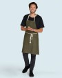 SG CLOTHING CORSICA - Cord Bib Apron with Pocket Schürze personalisierbar