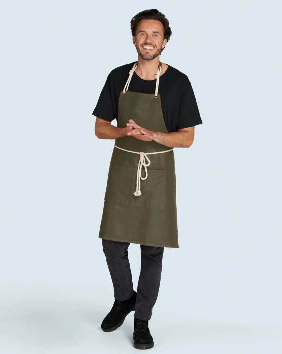 SG CLOTHING CORSICA - Cord Bib Apron with Pocket Schürze personalisierbar