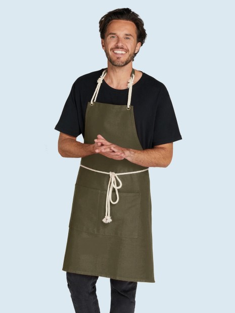 Tabliers à personnaliser SG CLOTHING CORSICA - Cord Bib Apron with Pocket 