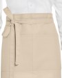 SG CLOTHING BRUSSELS - Short Recycled Bistro Apron with Pocket Schürze personalisierbar