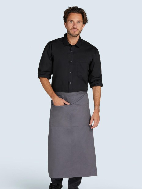 Tabliers à personnaliser SG CLOTHING ROME - Medium Length Bistro Apron with Pocket 