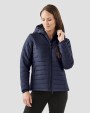STORMTECH W'S NAUTILUS QUILTED HOODY Jacke personalisierbar
