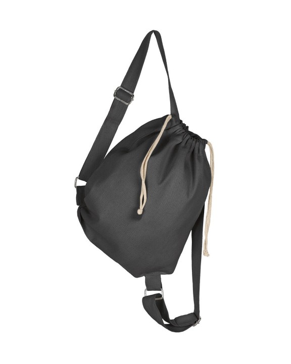 SG CLOTHING Canvas Backpack Straps and Drawstring Tasche personalisierbar