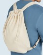 SG CLOTHING Canvas Backpack Straps and Drawstring Tasche personalisierbar