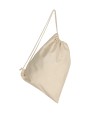 SG CLOTHING Cotton Backpack Single Drawstring Tasche personalisierbar